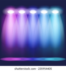 Stage light. Mesh.This file contains transparency.