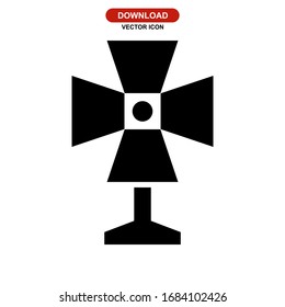stage lighting icon or logo isolated sign symbol vector illustration - high quality black style vector icons
