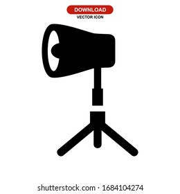 stage lighting icon or logo isolated sign symbol vector illustration - high quality black style vector icons
