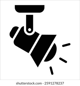 Stage Lights Icon Element For Design