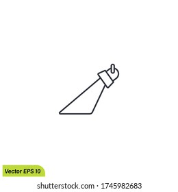 Stage-Lichter-Symbol Vektor-Abbildung einfache Design-Element. 