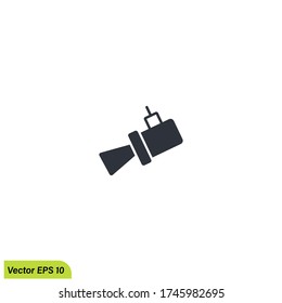 stage lights icon vector illustration simple design element. 