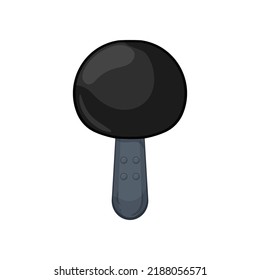 Stage Mic Microphone Music Cartoon. Stage Mic Microphone Music Sign. Isolated Symbol Vector Illustration