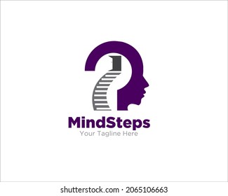 stage to the mind success logo designs for psychology therapy logo