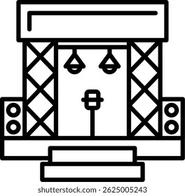 Stage New Creative Vector Icon Design
