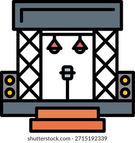 Stage New Creative Vector Icon Design