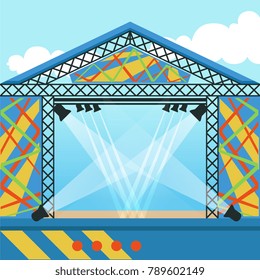 Festival Stage Outdoor Stock Illustrations, Images & Vectors | Shutterstock