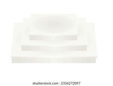 Estadio aislado. ilustración vectorial