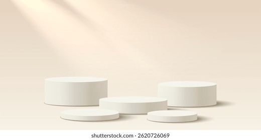 Stage podium with lighting, Stage Podium Scene with for Award, Decor element background. Vector illustration