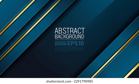 stage scene, luxury abstract background dark blue color, straight lines overlap layer shadow gradients space composition, 3840 x 2160 monitor size for banner