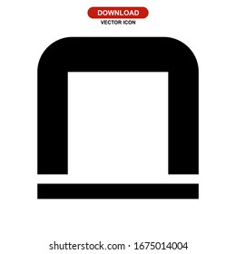 Icono de pantalla de escenario o logotipo símbolo de signo aislado ilustración vectorial - iconos vectoriales de estilo negro de alta calidad
