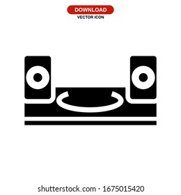 stage screen icon or logo isolated sign symbol vector illustration - high quality black style vector icons

