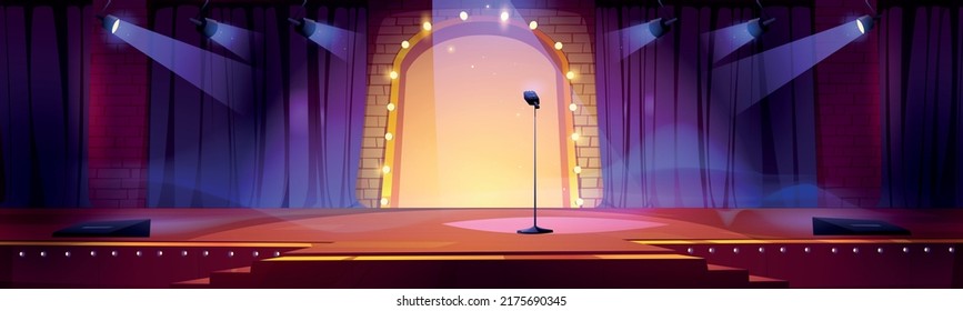 6,753 Stage Lights Cartoon Images, Stock Photos & Vectors | Shutterstock