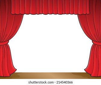 Stage Theme Image 1 Eps10 Vector Stock Vector (Royalty Free) 214540366 ...