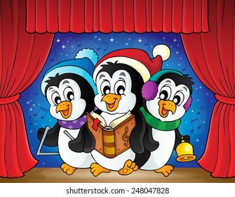Stage theme image 6 - eps10 vector illustration.
