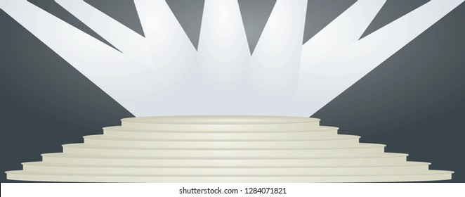 Stage. vector illustration