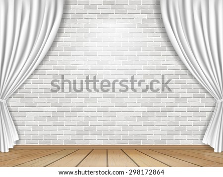 Similar – Image, Stock Photo Brick wall with curtain wall