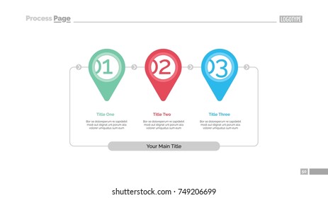 Stages of achieving goal slide template