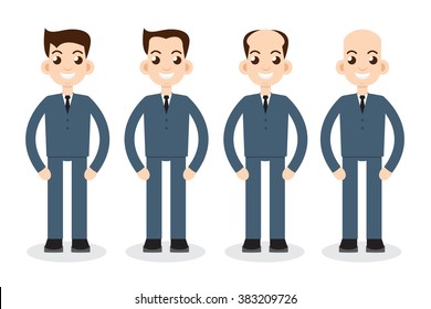 Stages of hair loss