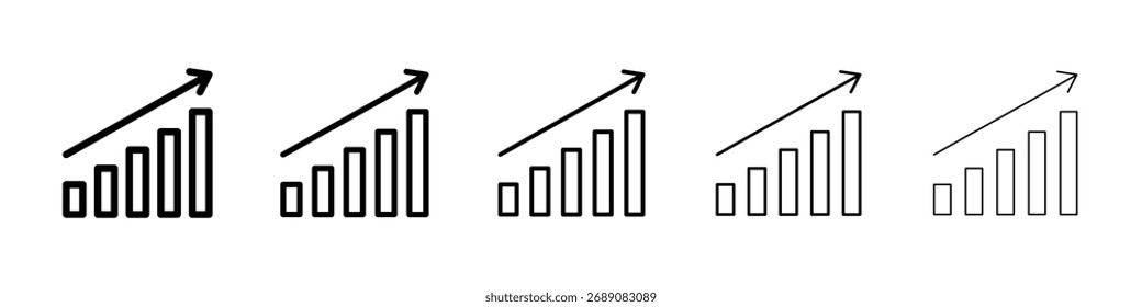 Stagflation icon for mobile concept and web design.