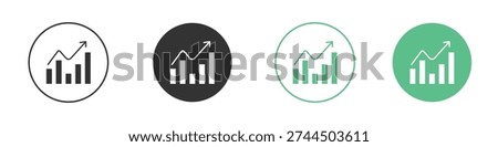 Stagflation icon modern, simple, vector, icon for website design, mobile app