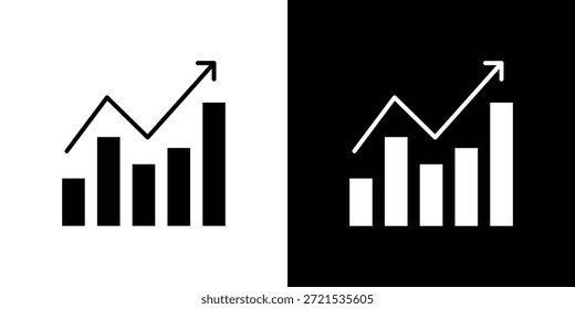 Stagflation icon silhouette vector flat illustration design pack.