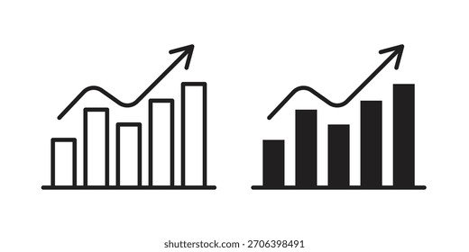 Stagflation icon vector illustration. Flat design. Graphic design vector symbols.