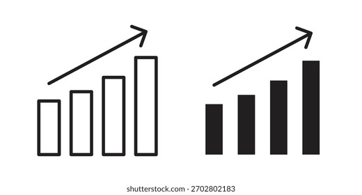 Stagflation icon Vector isolated design element. EPS10