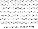 Staggered dot pattern with varied sizes on grid