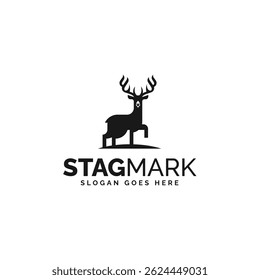 Stagmark Monochrome Logo Design Template