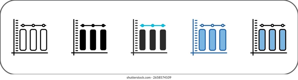 Stagnation-Symbolpaket - Multistyle-Illustration