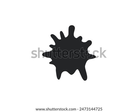 Stain, blot icon. Vector illustration.