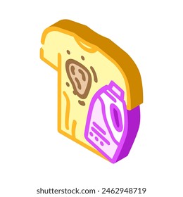 stain removal dry cleaning isometric icon vector. stain removal dry cleaning sign. isolated symbol illustration