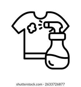 Stain Removal Vector outline icon. Eps 10 file