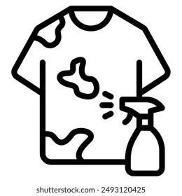 Stain Remover laundry shop icon illustration