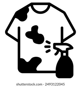 Stain Remover laundry shop icon illustration
