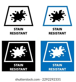 Stain Resistant umbrella vector information sign horizontally