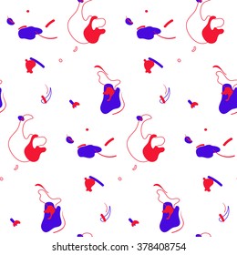 stain spot line seamless pattern