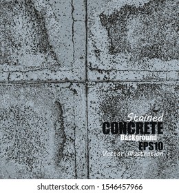 Stained concrete vector for background.