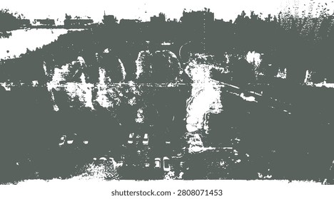Stained and damp window texture vector image - illustration.