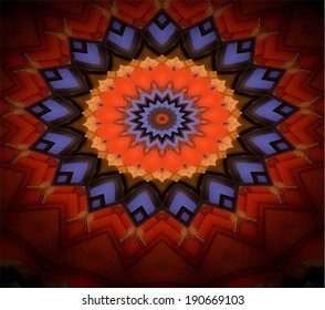 Stained Glass Church Window vector design