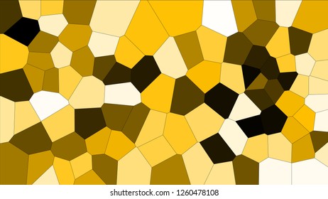 Stained glass colorful voronoi, vector eps abstract. Irregular cells background pattern. 2D Geometric shapes grid texture 