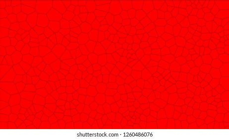 Stained glass colorful voronoi, vector eps abstract. Irregular cells background pattern. 2D Geometric shapes grid texture - Vetorial 8K HD