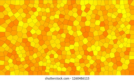 Stained glass colorful voronoi, vector eps abstract. Irregular cells background pattern. 2D Geometric shapes grid texture - Vetorial 8K HD