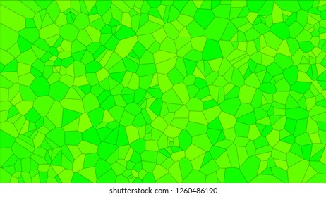 Stained glass colorful voronoi, vector eps abstract. Irregular cells background pattern. 2D Geometric shapes grid texture - Vetorial 8K HD