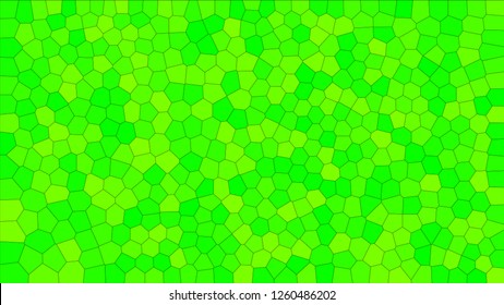 Stained glass colorful voronoi, vector eps abstract. Irregular cells background pattern. 2D Geometric shapes grid texture - Vetorial 8K HD