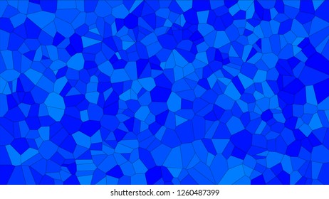 Stained glass colorful voronoi, vector eps abstract. Irregular cells background pattern. 2D Geometric shapes grid texture - Vetorial 8K HD