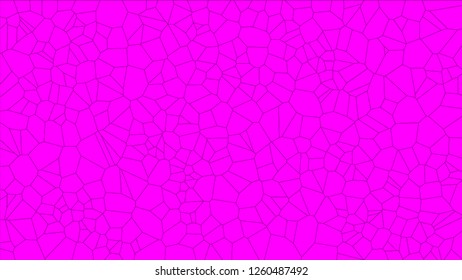 Stained glass colorful voronoi, vector eps abstract. Irregular cells background pattern. 2D Geometric shapes grid texture - Vetorial 8K HD