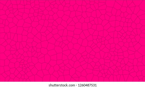 Stained glass colorful voronoi, vector eps abstract. Irregular cells background pattern. 2D Geometric shapes grid texture - Vetorial 8K HD