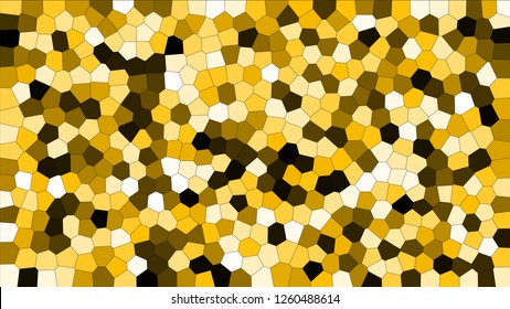 Stained glass colorful voronoi, vector eps abstract. Irregular cells background pattern. 2D Geometric shapes grid texture - Vetorial 8K HD